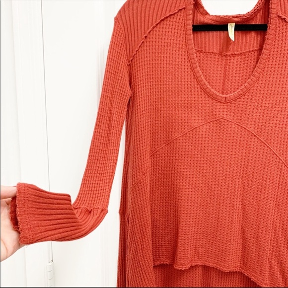 Free People Sunset Park Thermal Pullover - Picture 5 of 6